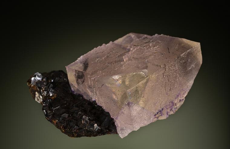 FLUORITE on SPHALERITE